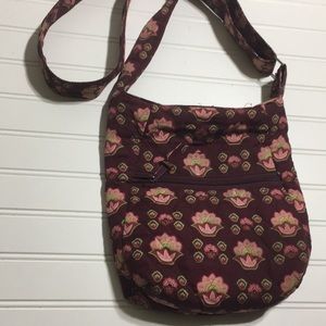 Flower print purse